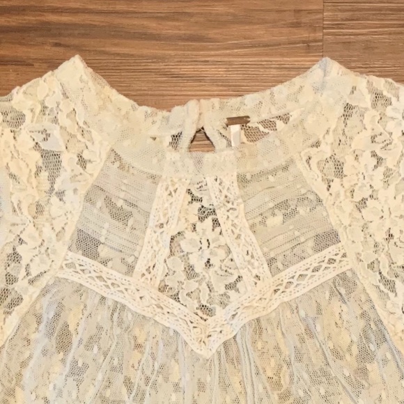 Free People Lace Top - Picture 2 of 5